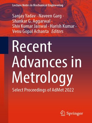 cover image of Recent Advances in Metrology